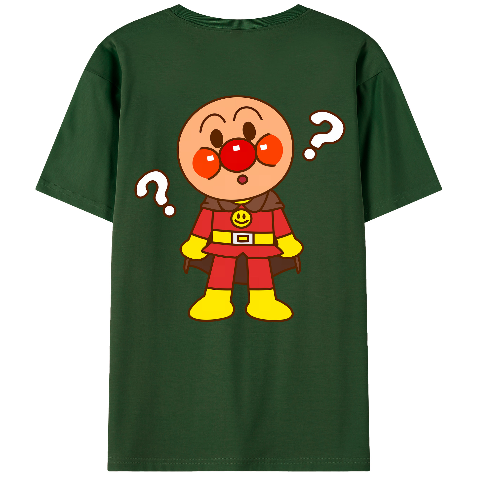 （画像用） アンパンマン Anpanman 綿100％半袖Tシャツ（背面プリント）